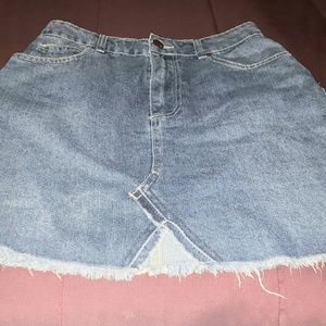 Cotton On Denim A - line Mini Skirt Size 6